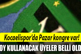 kocaelispor kongre