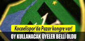 kocaelispor kongre