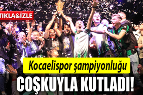 kocaelispor şampiyonluk kutlamaları