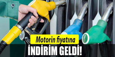 motorin indirim