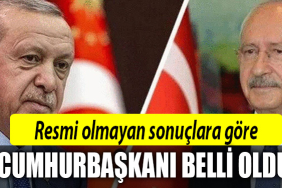 resmi olmayan sonuçlar