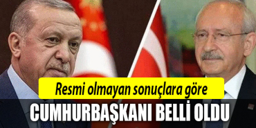 resmi olmayan sonuçlar