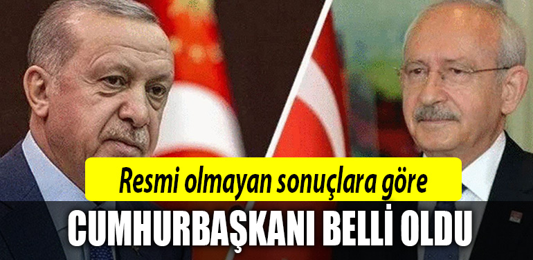 resmi olmayan sonuçlar
