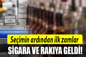 sigara rakı zam