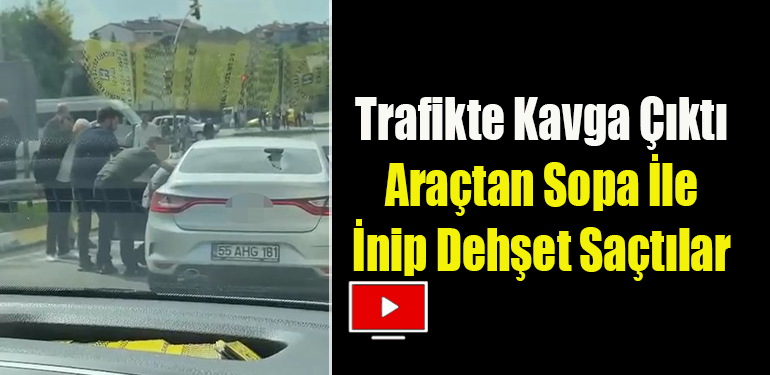 trafik kavga