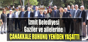 İzmit Belediyesi gaziler ve ailelerine Çanakkale Ruhunu yeniden yaşattı