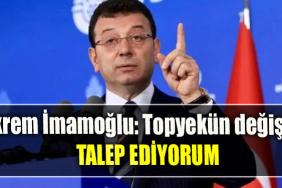 Ekrem İmamoğlu Topyekün değişim talep ediyorum