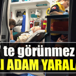 İzmit' te görünmez kaza. Yaşlı adam yaralandı