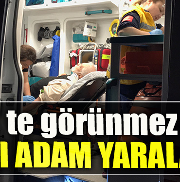 İzmit' te görünmez kaza. Yaşlı adam yaralandı