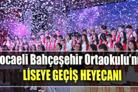 Kocaeli Bahçeşehir Ortaokulu’nde liseye geçiş heyecanı