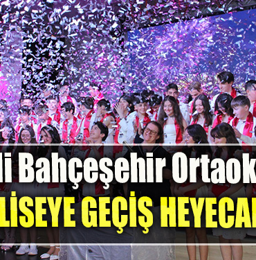 Kocaeli Bahçeşehir Ortaokulu’nde liseye geçiş heyecanı