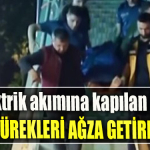 Kocaeli' de Elektrik akımına kapılan işçi yürekleri ağza getirdi