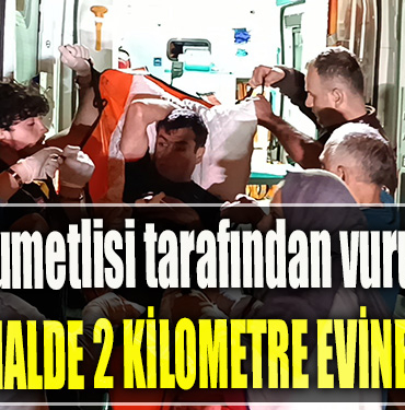 Kocaeli' de Husumetlisi tarafından vuruldu, yaralı halde 2 buçuk kilometre evine yürüdü