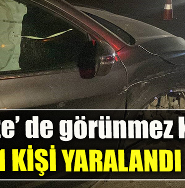 Kocaeli' de Otomobil, cipe arkadan çarptı 1 yaralı