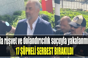 Kocaeli' de Tapuda rüşvet ve dolandırıcılık suçuyla yakalanmışlardı 17 şüpheli serbest bırakıldı