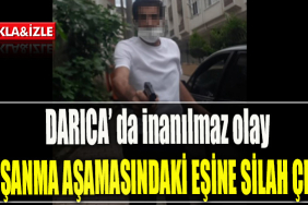 Kocaeli' de inanılmaz olay. Boşanma aşamasındaki eşine silah çekti