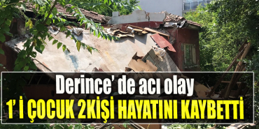 Kocaeli'de metruk ev çöktü 2 kişi hayatını kaybetti