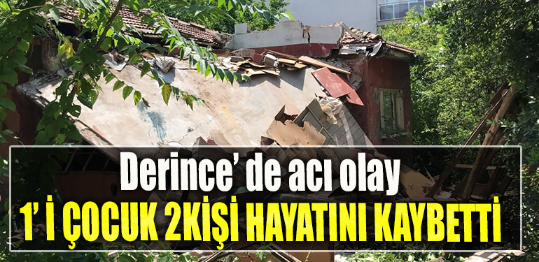 Kocaeli'de metruk ev çöktü 2 kişi hayatını kaybetti