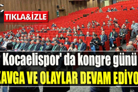 Kocaelispor' da kongre günü. Kavga ve olaylar devam ediyor
