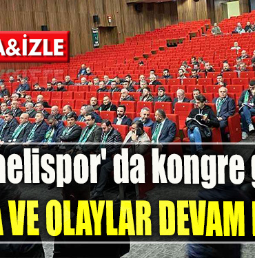 Kocaelispor' da kongre günü. Kavga ve olaylar devam ediyor