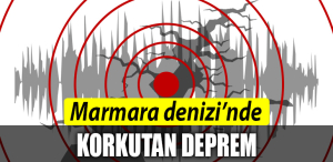 Marmara denizinde 3.2 büyüklüğünde deprem
