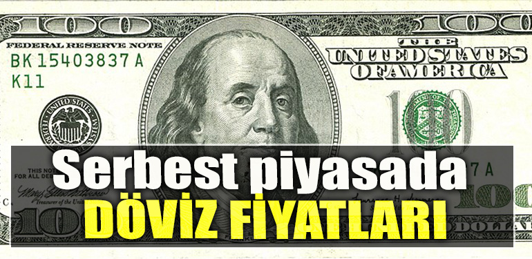 Serbest piyasada döviz fiyatları