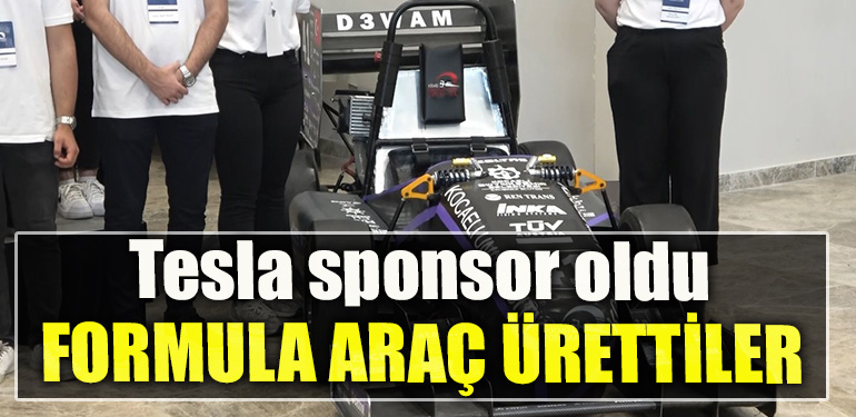 Tesla sponsor oldu, Türkiye’de ilk kez turbo içten yanmalı 'Formula' araç ürettiler