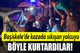 başiskele kaza sıkışan yolcu