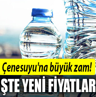 çenesuyu zam