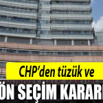 chp tüzük ön seçim