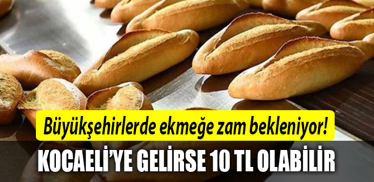 ekmek zam kocaeli ekmek zammı