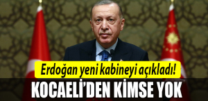 erdoğan kabine