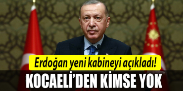 erdoğan kabine