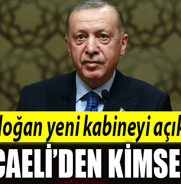 erdoğan kabine