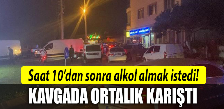 kocaeli alkol kavgası