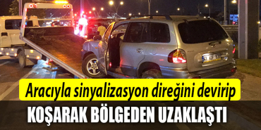 kocaeli araç kaza direk