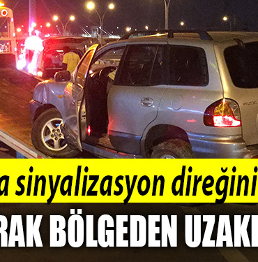 kocaeli araç kaza direk