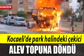 kocaeli araç yangını