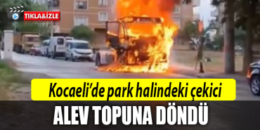 kocaeli araç yangını
