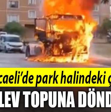 kocaeli araç yangını