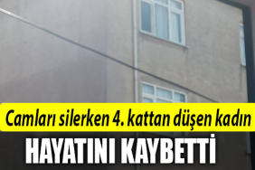 kocaeli camdan düşen kadın öldü