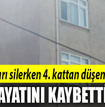 kocaeli camdan düşen kadın öldü