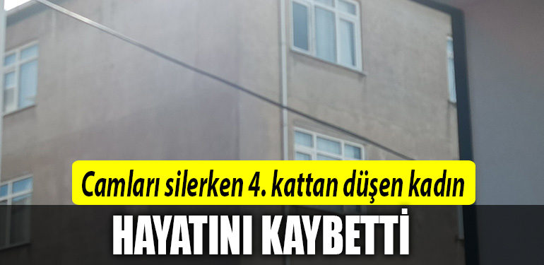 kocaeli camdan düşen kadın öldü