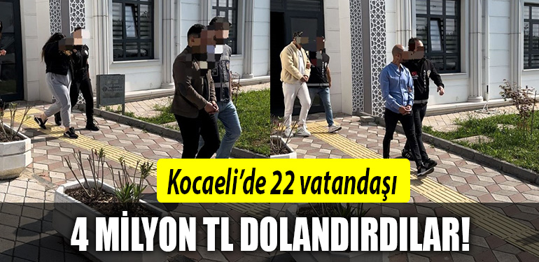kocaeli dolandırıcı