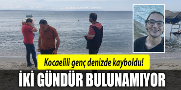 kocaeli genç deniz kayboldu
