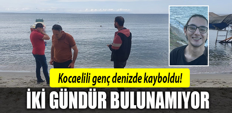 kocaeli genç deniz kayboldu