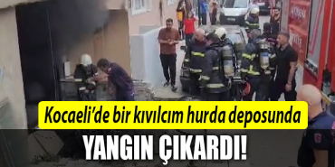 kocaeli hurdalık yangın