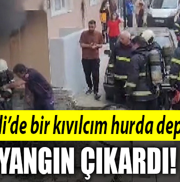 kocaeli hurdalık yangın