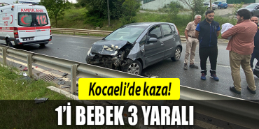 kocaeli kaza bebek yaralı