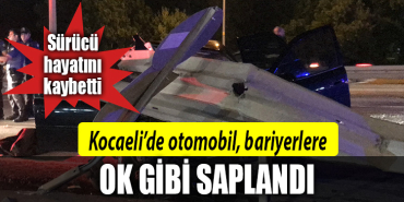 kocaeli kaza sürücü hayatını kaybetti